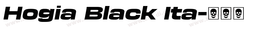 Hogia Black Ita字体转换 Hogia Black Ita字体转换